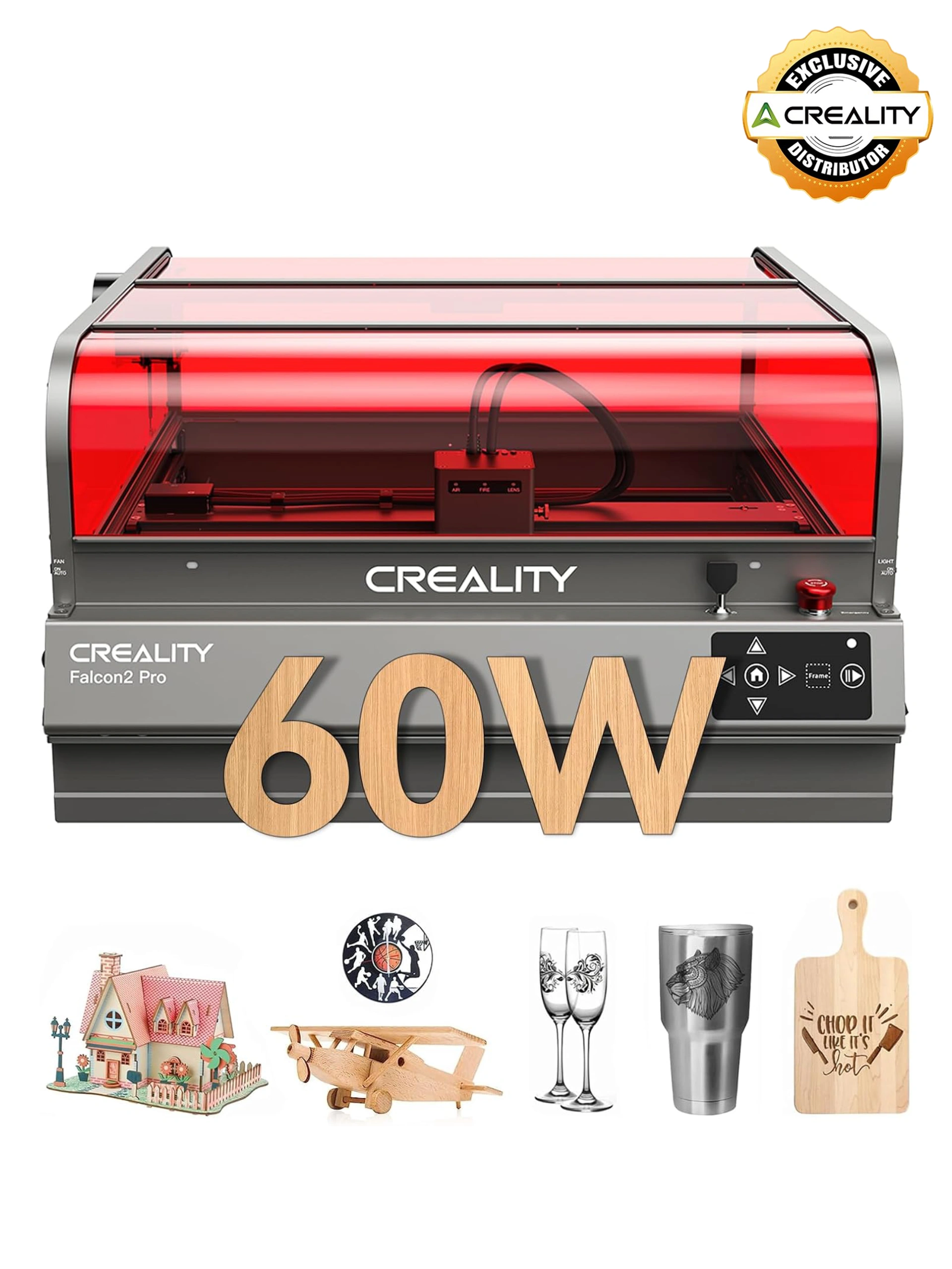 Creality Falcon2 Pro 60W Laser Engraver & Cutter