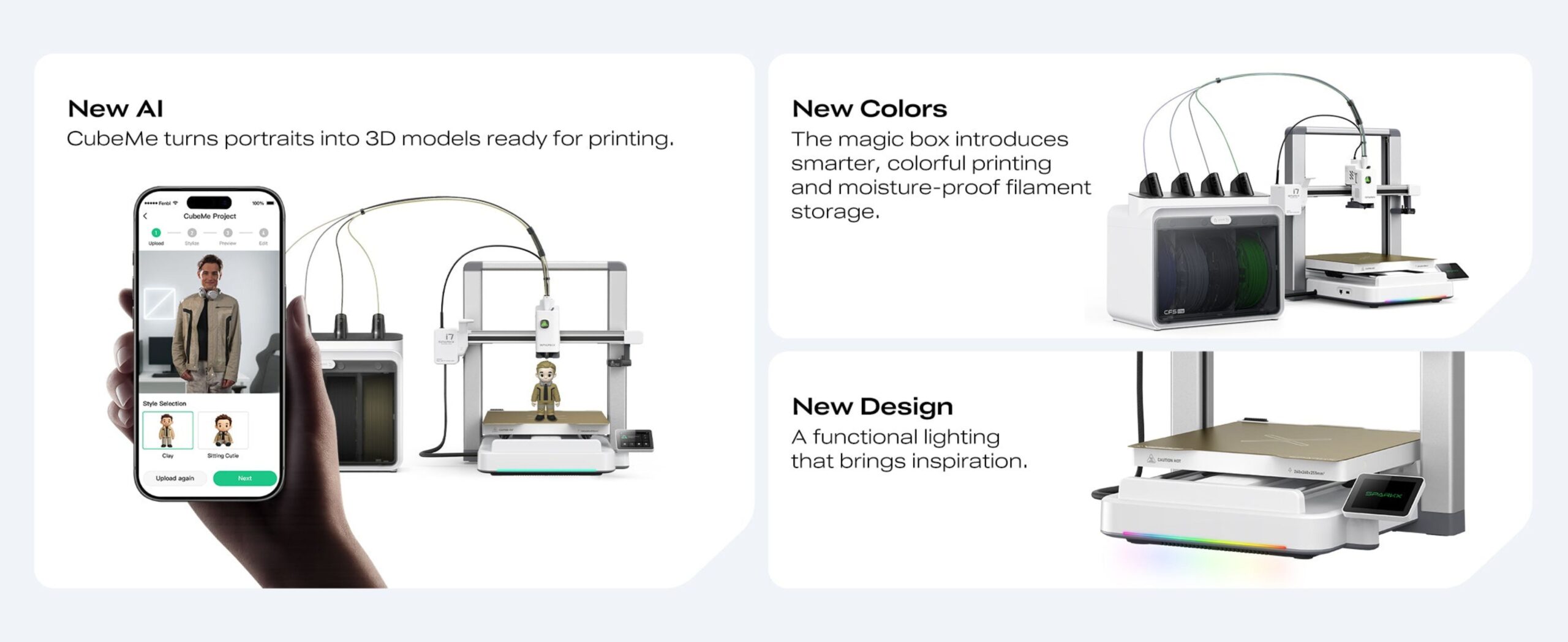 Creality SPARKX i7 Combo 3D Printer, product highlight 2