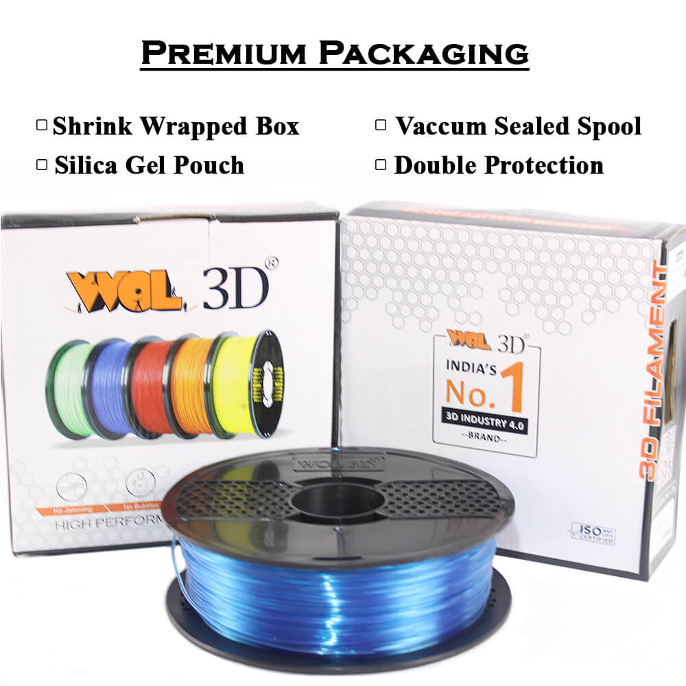 Vacuum-sealed filament packaging